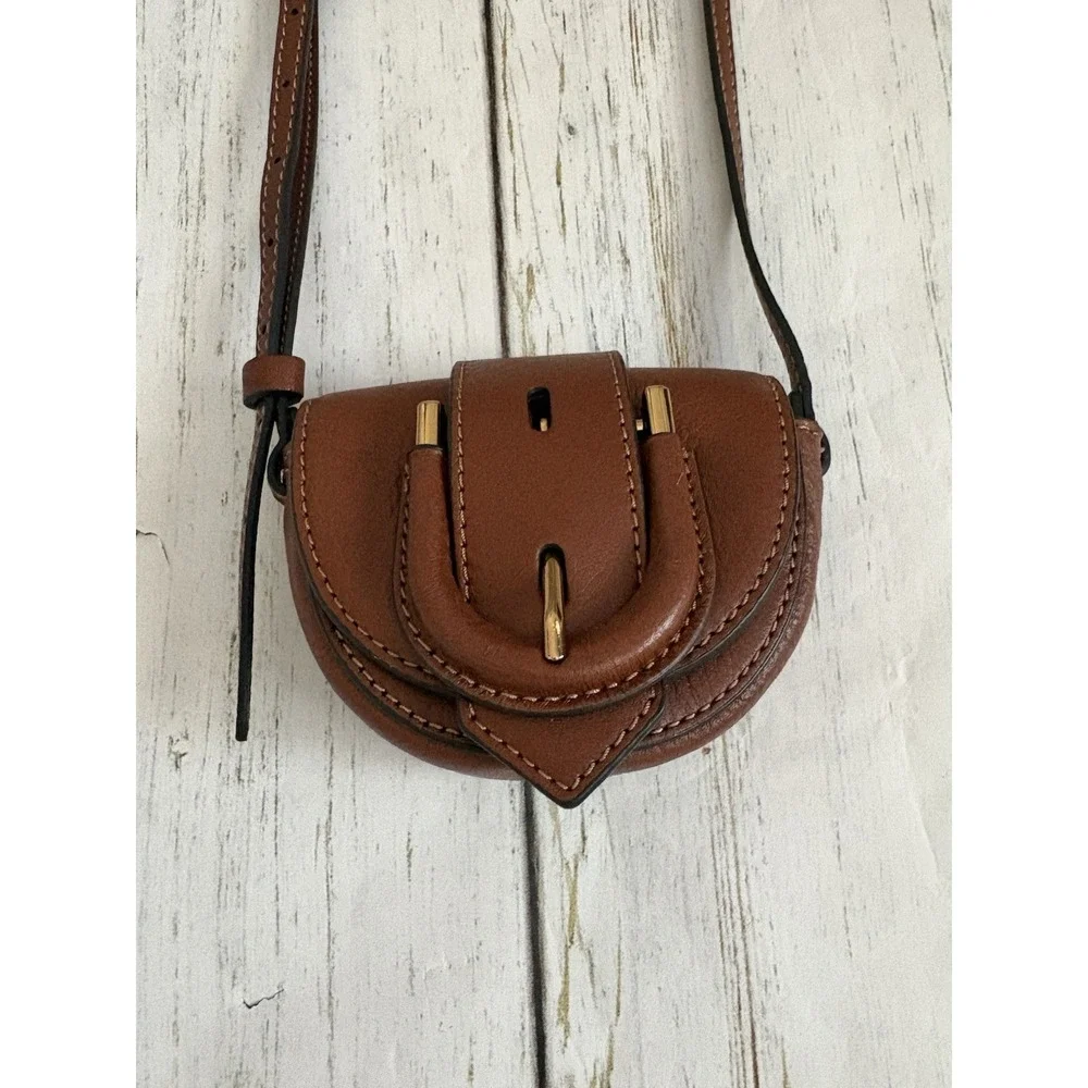 Fossil Women's Harwell Leather Flap Crossbody Purse Handbag Size Small - Picture 1 of 5